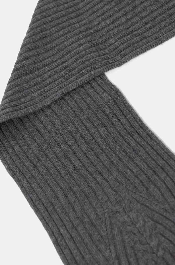 Vlněná šála United Colors of Benetton 1244DU01G šedá AW25