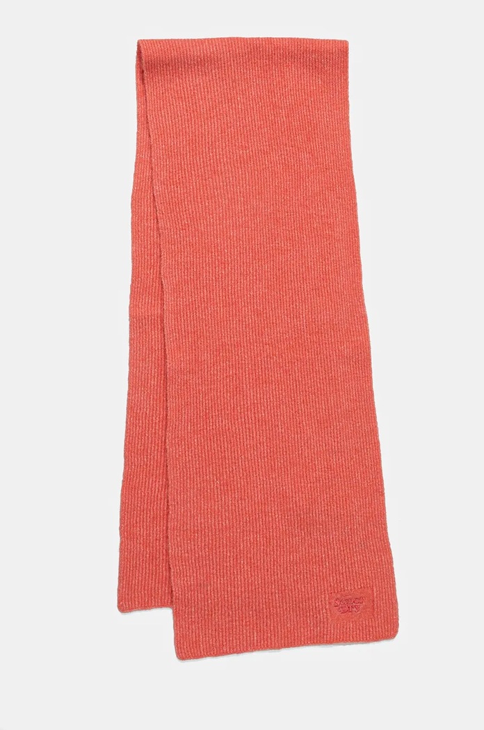 Šátek z vlněné směsi Superdry Y9310080A.OU3 růžová AW24