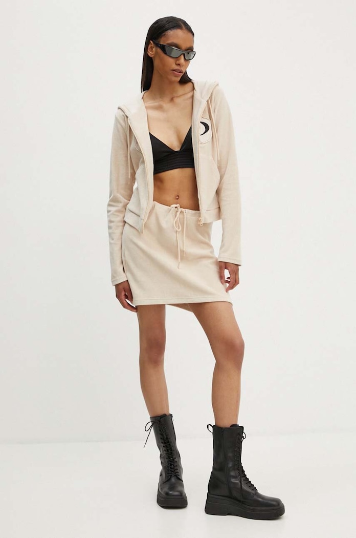 Bavlněná sukně Résumé BoraRS Skirt 221431164 béžová AW24