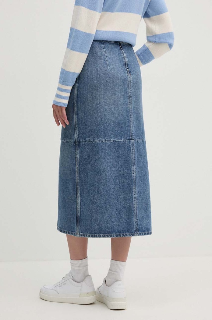 Îmbrăcăminte Tommy Hilfiger fustă din denim WW0WW42582 albastru
