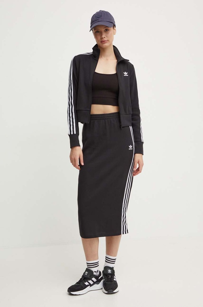 Φούστα adidas Originals Knitted Skirt IY7279 μαύρο AW24