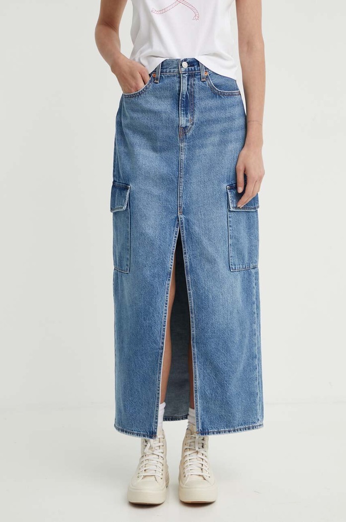 Oblečení Džínová sukně Levi's 0005S modrá