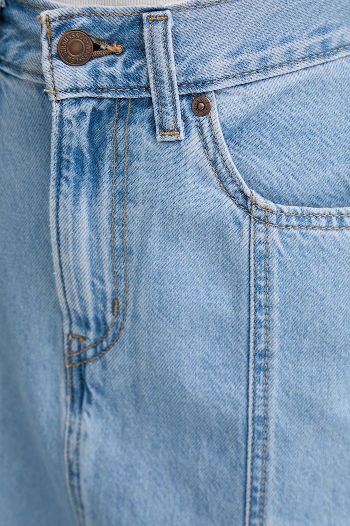 Rifľová sukňa Levi's modrá A8730
