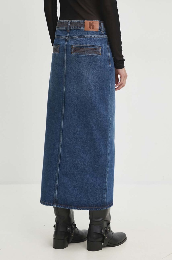 Îmbrăcăminte BA&SH Fustă din denim 1H24MATH albastru