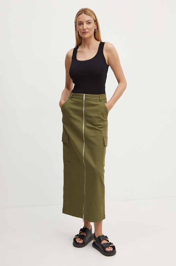 Džínová sukně MAX&Co. 2426106011200 zelená AW24
