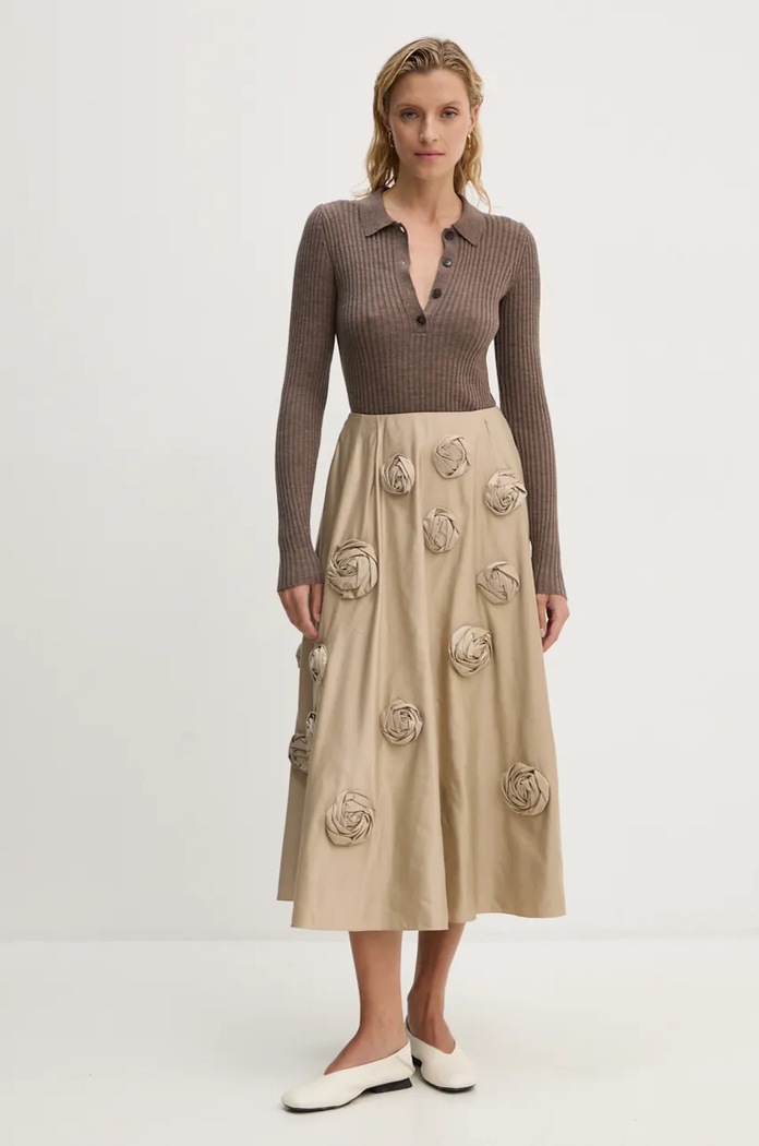 Herskind spódnica William 5384155 beżowy AW24