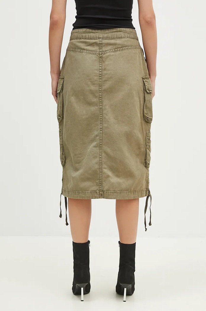 Oblečenie Bavlnená sukňa Alpha Industries 148068 zelená