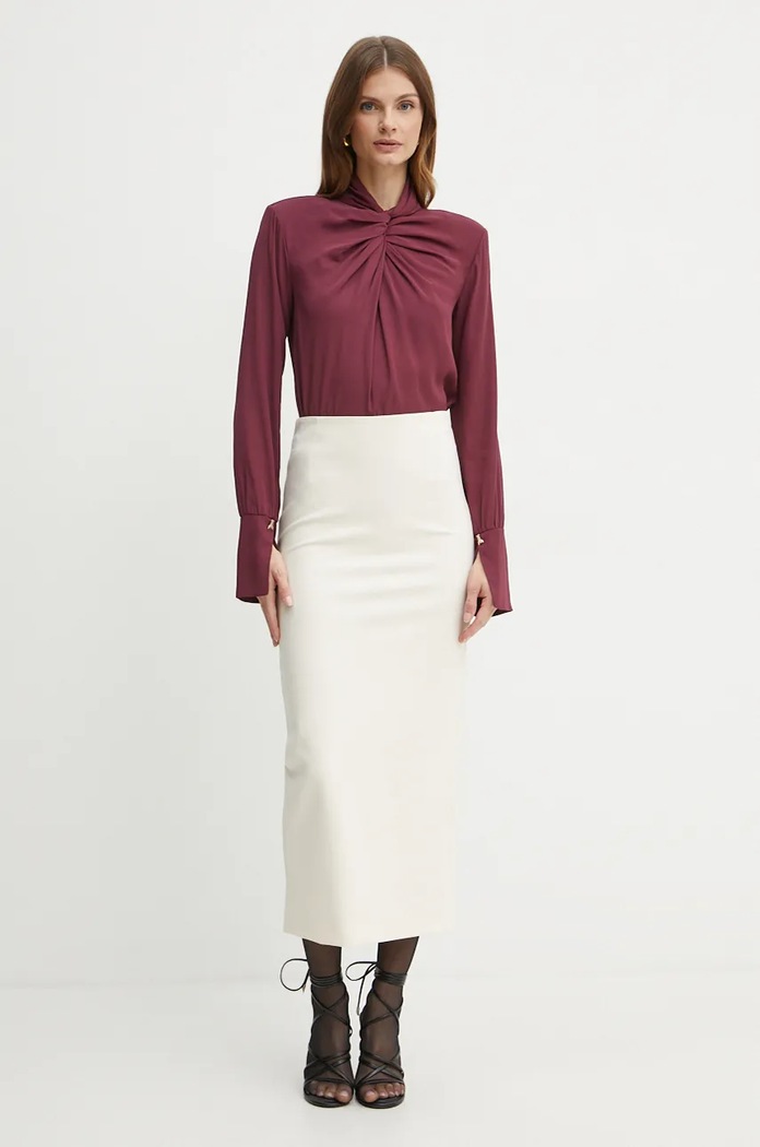 Sukně Patrizia Pepe 2G0988.A481 béžová AW24