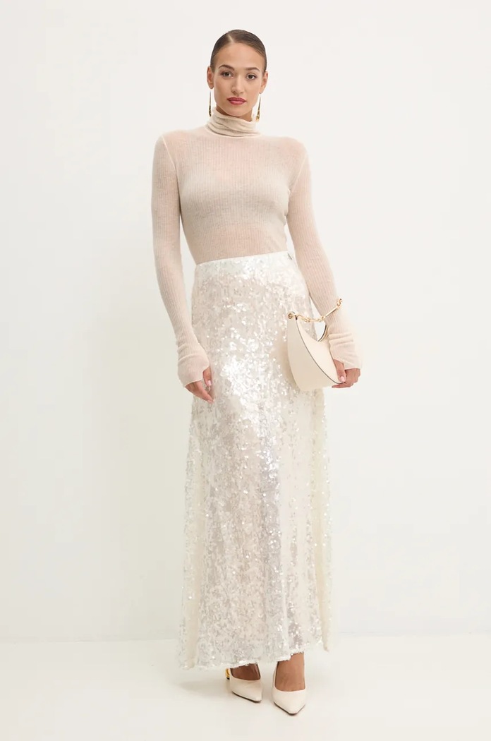 Sukně Patrizia Pepe 2G0997.A495 béžová AW24
