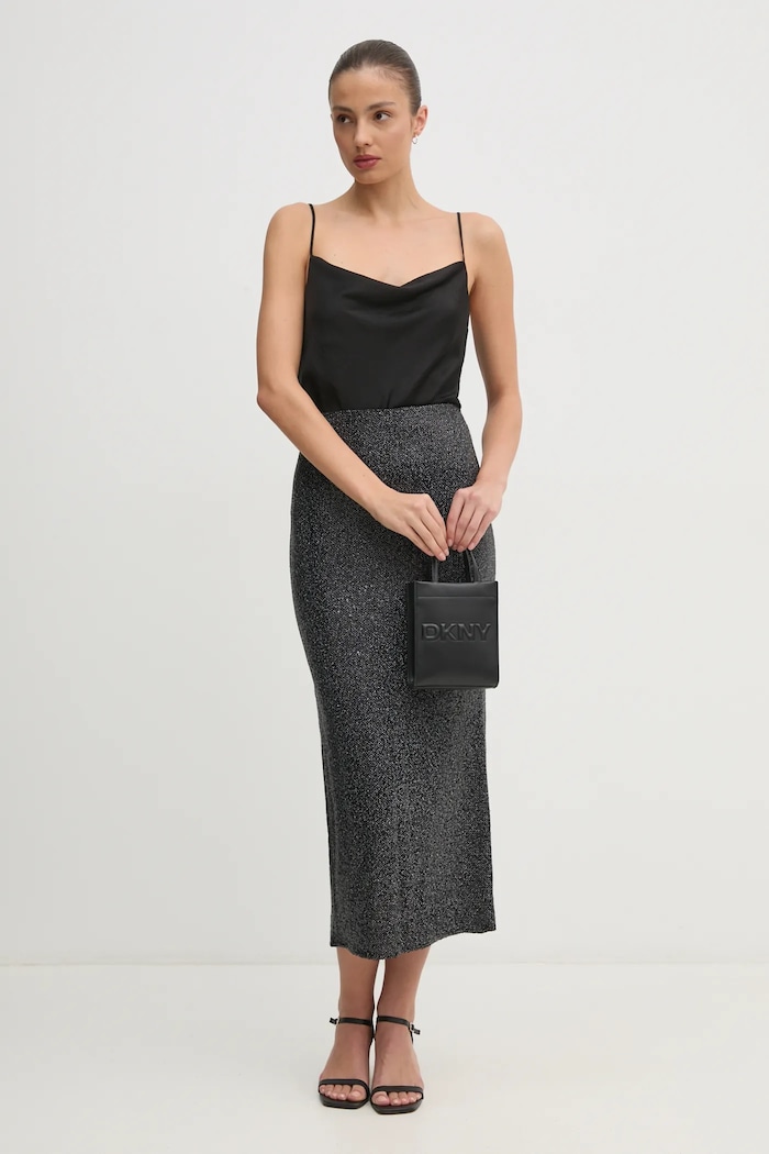 Φούστα United Colors of Benetton 4RO6D0046 μαύρο AW24