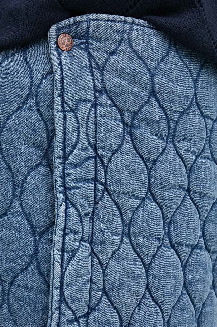 Krilo Pepe Jeans MINI SKIRT HW QUILTED modra PL901163