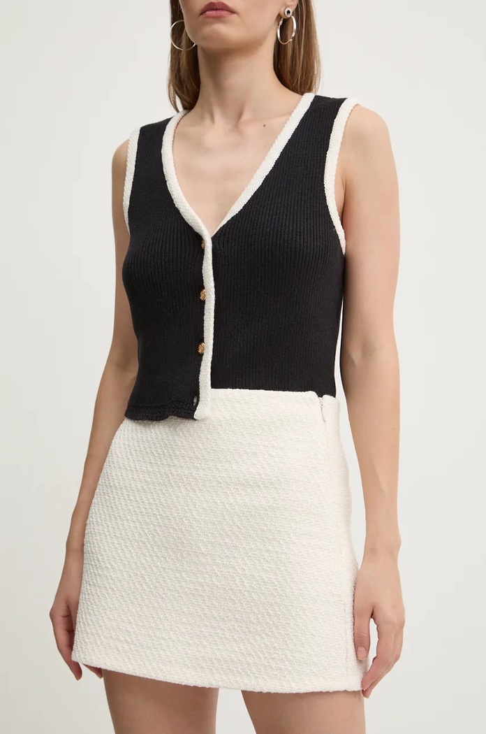 Sukně Abercrombie & Fitch mini béžová KI143.4332.109