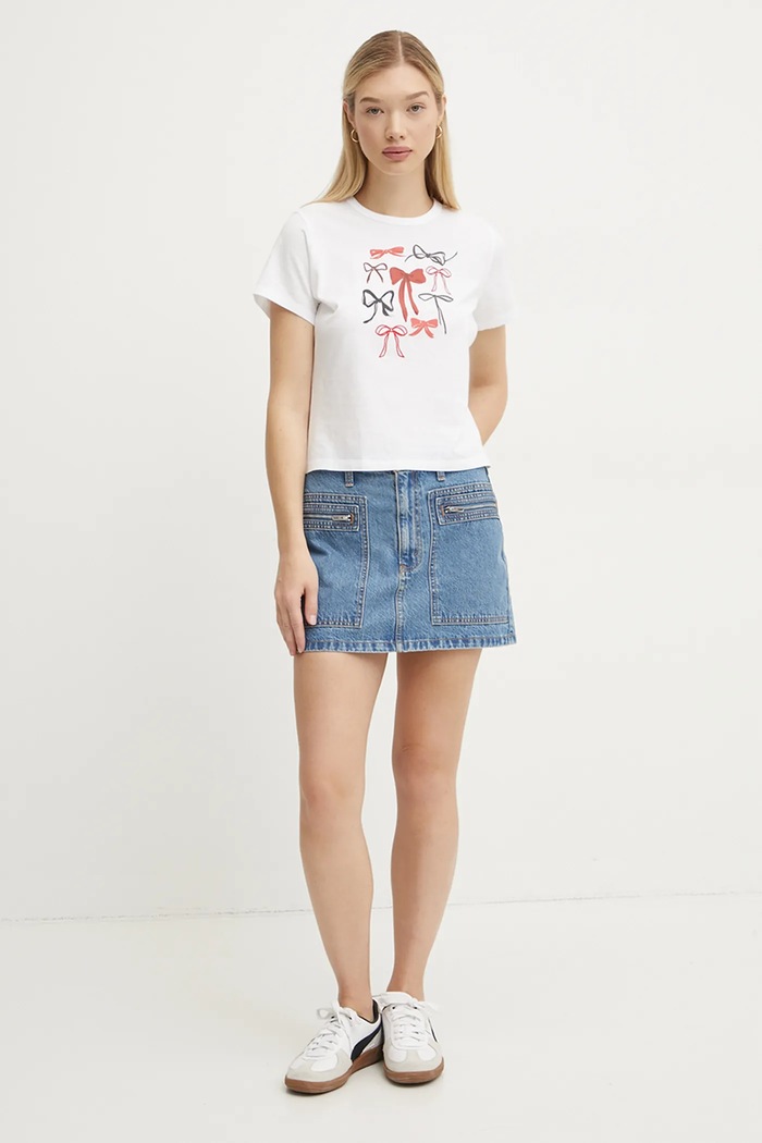 Abercrombie & Fitch farmer szoknya KI143.4346.275 kék AW24