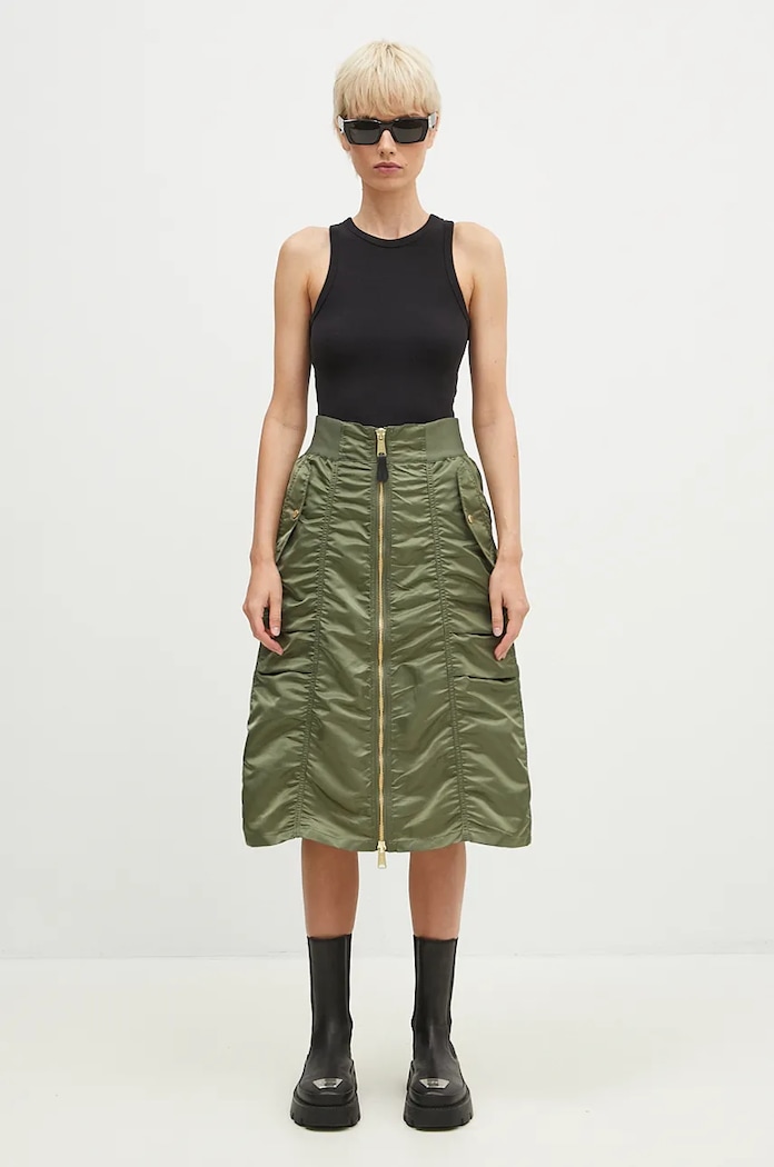 Suknja Alpha Industries MA-1 Midi Skirt 148067 zelena
