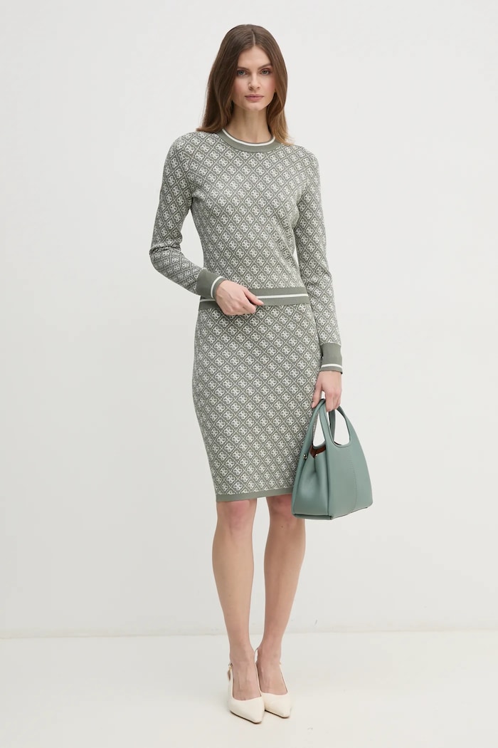 Guess szoknya LISE W4BD53.Z37K0 zöld AW25
