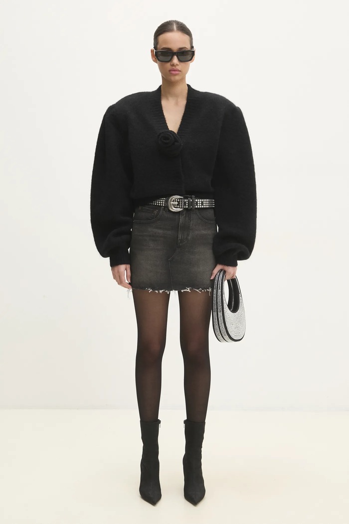 Τζιν φούστα MM6 Maison Margiela S62ME0011.S30848 γκρί