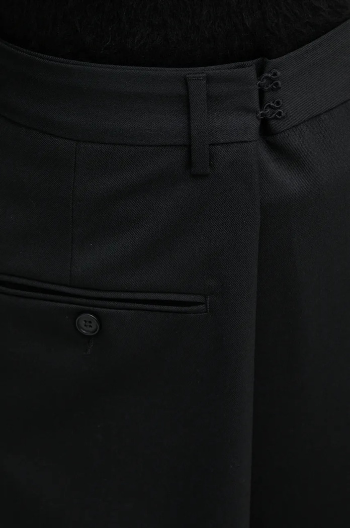MM6 Maison Margiela skirt S62MI0025.M35227 black