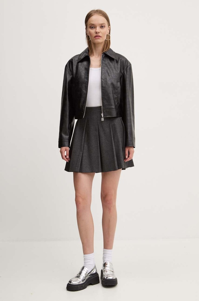 Sukně HUGO 50525203 šedá AW24