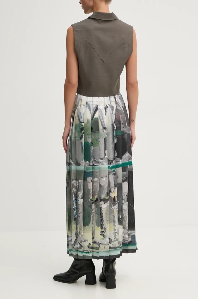 Îmbrăcăminte MSGM fusta 3742MDD11P.247963 verde