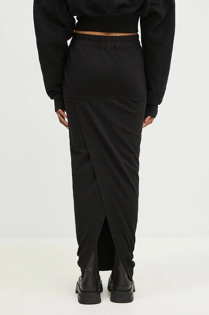 Ρούχα Φούστα Rick Owens Pull On Pillar Skirt DS02D2332.RIG μαύρο