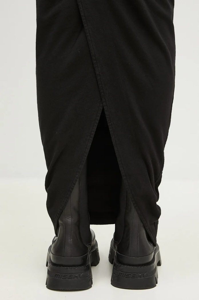 Φούστα Rick Owens Pull On Pillar Skirt μαύρο DS02D2332.RIG