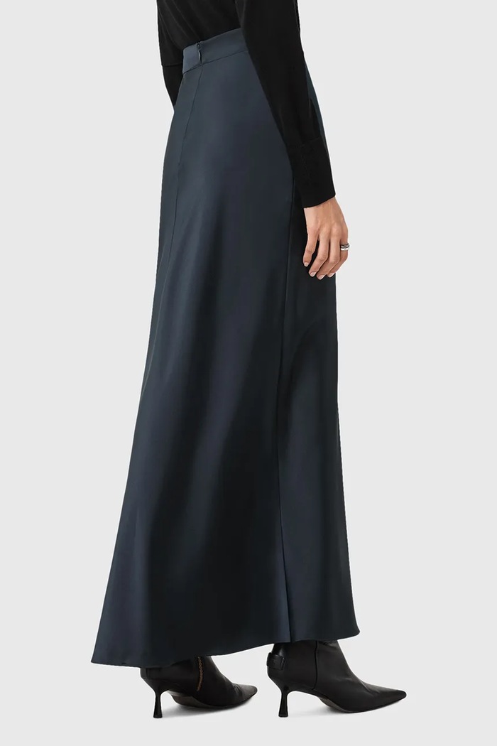 Suknja AllSaints ALEXIA mornarsko plava W051RB