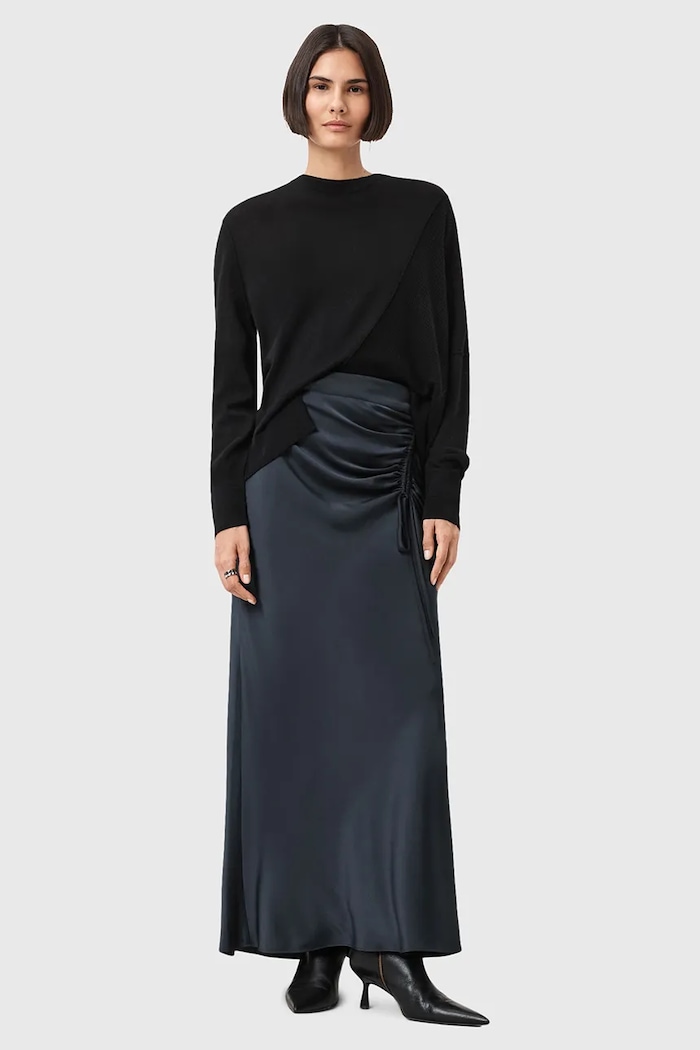 Suknja AllSaints ALEXIA W051RB