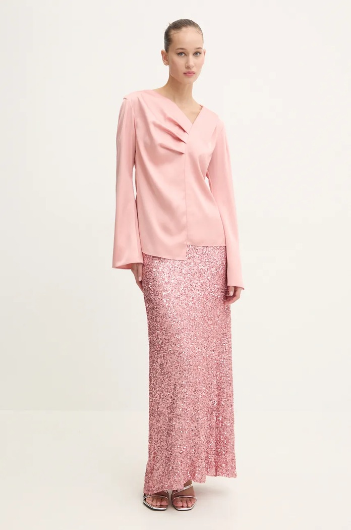 Never Fully Dressed szoknya Dorris Skirts NFDSK564 rózsaszín AW24