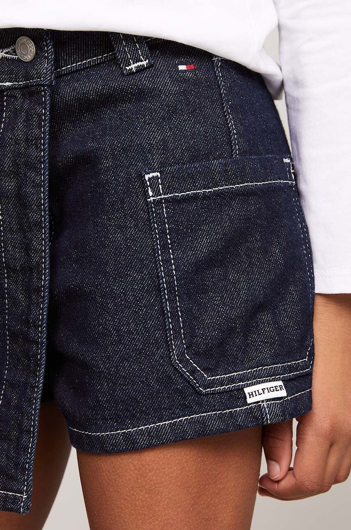 Tommy Hilfiger gyerek szoknyanadrág KG0KG08120.9BYH.128.176 sötétkék