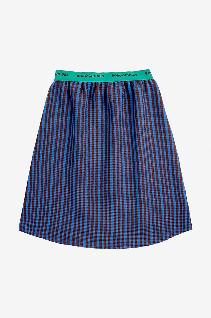 Детская юбка Bobo Choses 224AC072 коричневый AW24