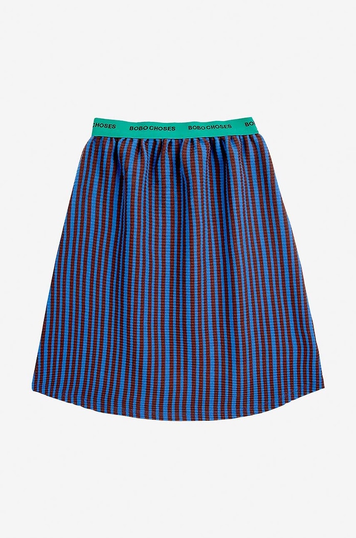 Детская юбка Bobo Choses 224AC072 коричневый AW24