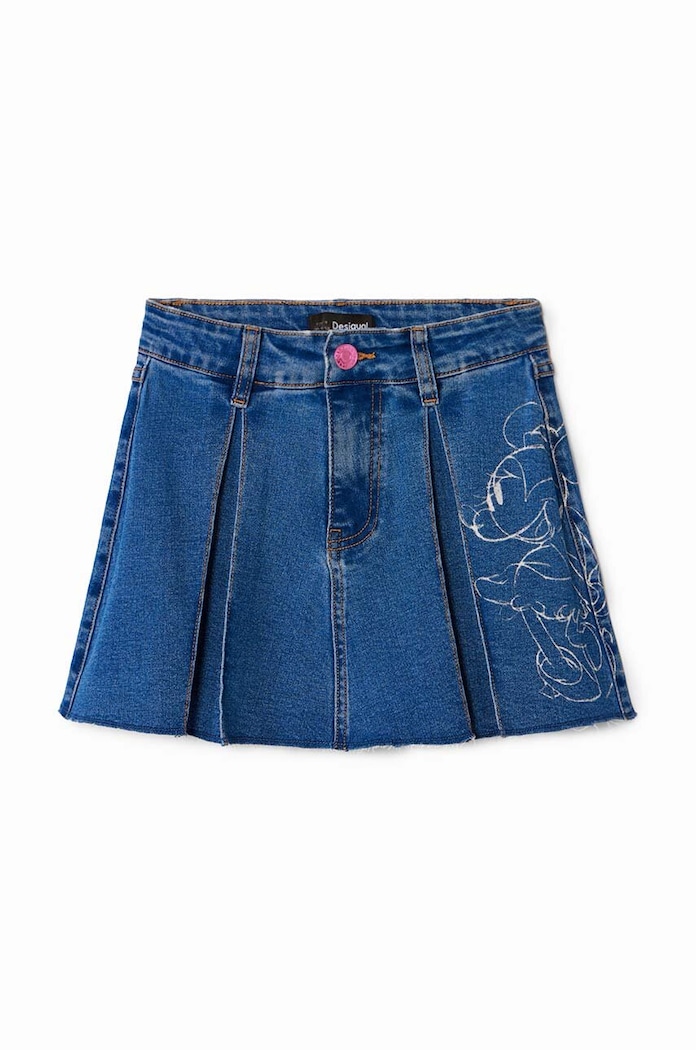 Dječja traper suknja Desigual MINNIE MOUSE 24WGFD03 mornarsko plava AW24