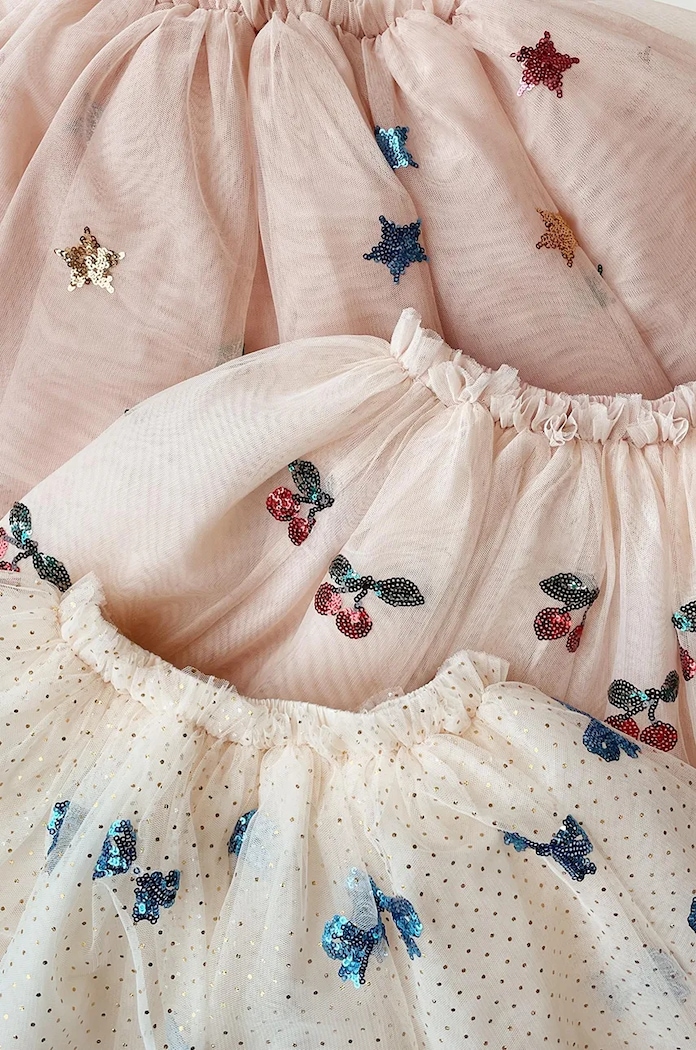 Konges Sløjd spódnica dziecięca YVONNE SKIRT KS101759 beżowy