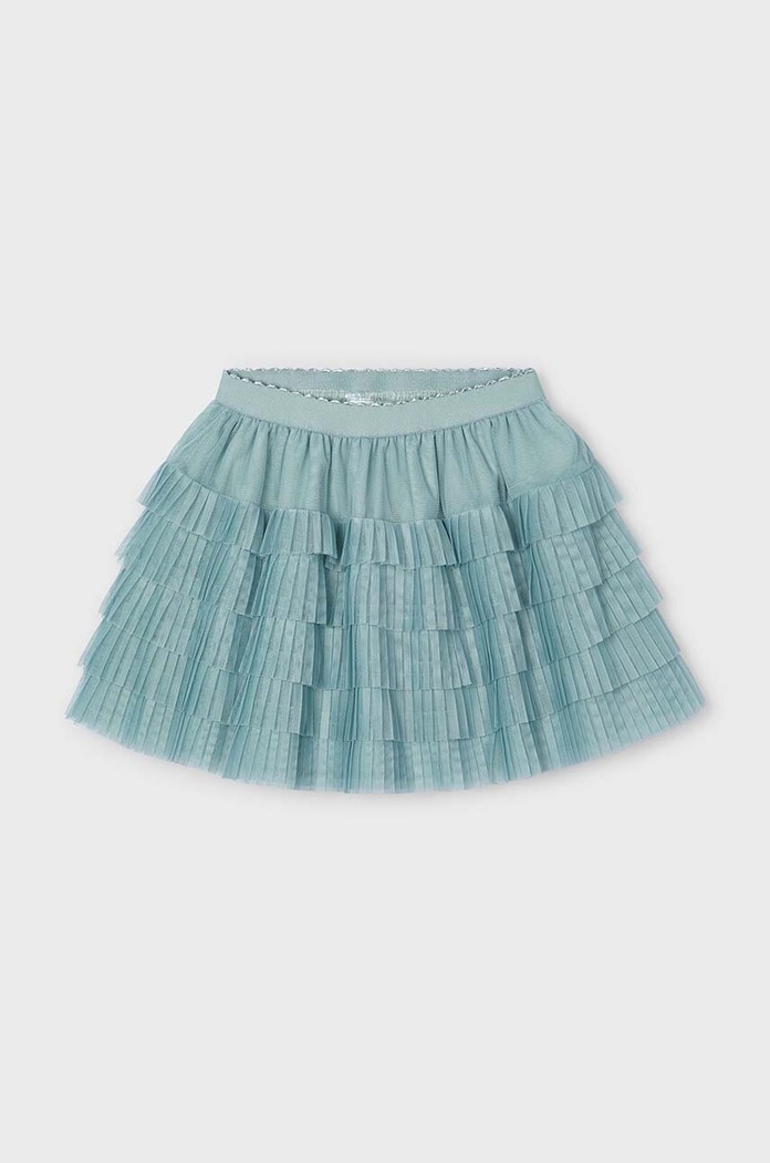 Dětská sukně Mayoral mini tyrkysová 4902.6B.Mini.9BYH