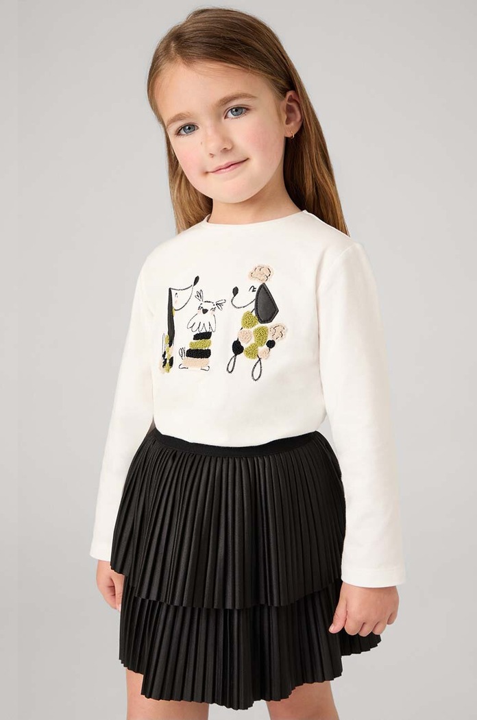 Детская юбка Mayoral mini чёрный 4904.6F.Mini.9BYH