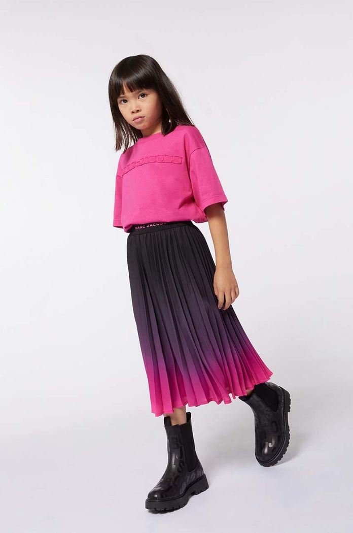 Dětská sukně Marc Jacobs midi fialová W60367.156