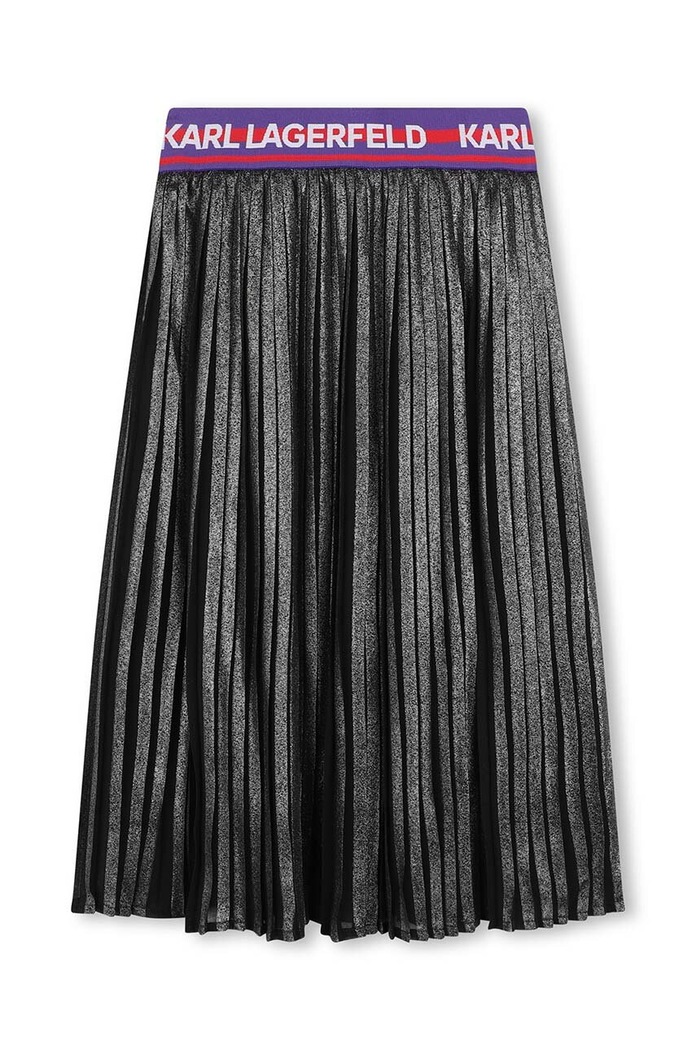 Παιδική φούστα Karl Lagerfeld Z30196.156.162 ασημί AW24