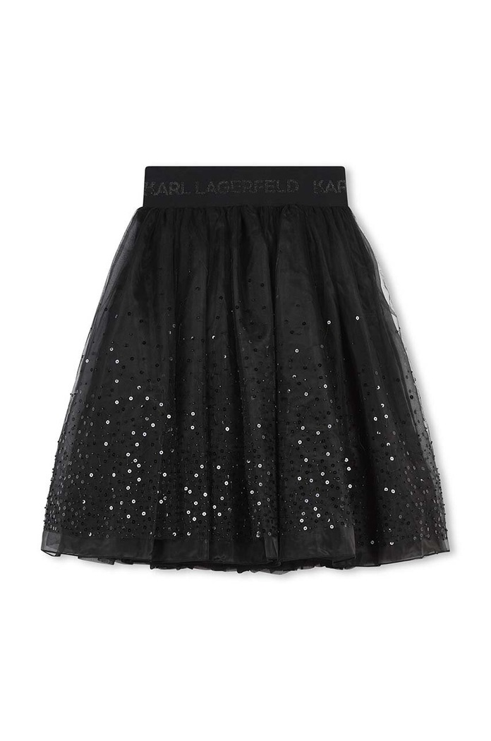 Karl Lagerfeld Fusta fete Z30199.156.162 negru AW24