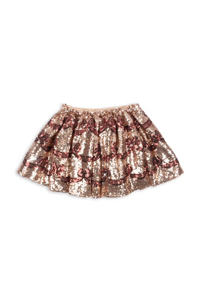 Юбка Konges Sløjd STARLA BOW WOW SKIRT mini золотой KS102173