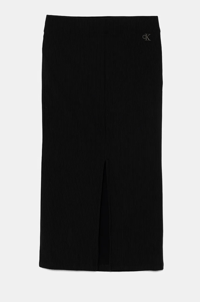 Детска пола Calvin Klein Jeans IG0IG02622.9BYH. черен AW24