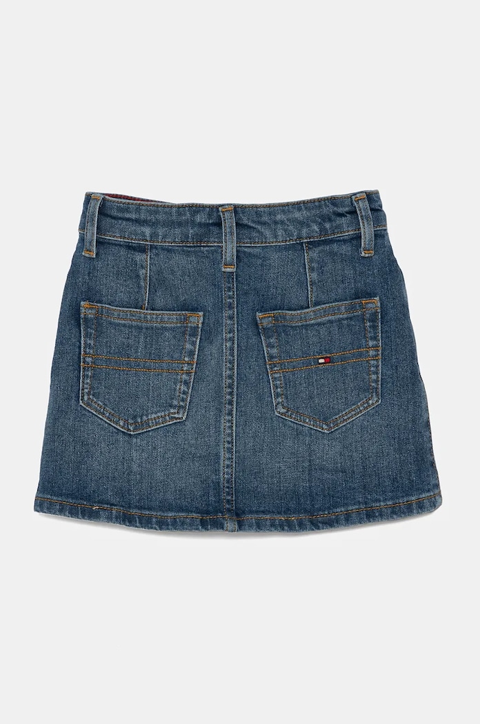 Момиче Детска дънкова пола Tommy Hilfiger KG0KG08243.9BYH.104.122 тъмносин