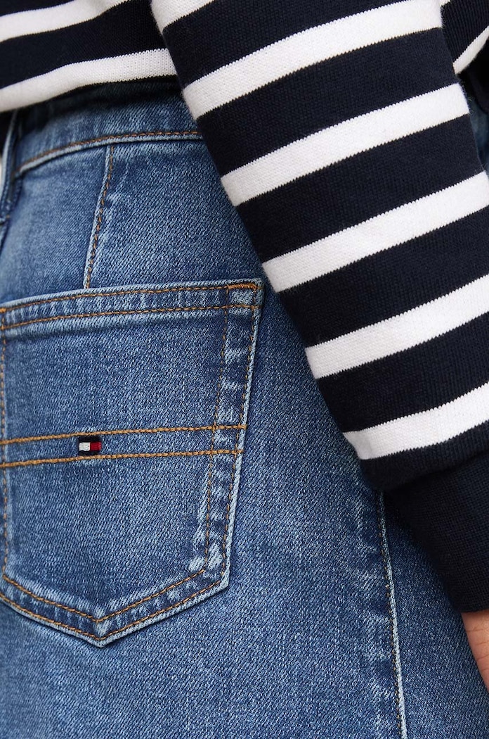 Детска дънкова пола Tommy Hilfiger KG0KG08243.9BYH.104.122