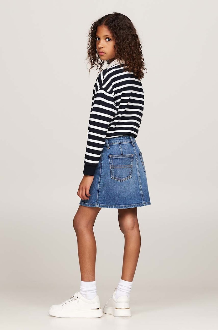Детска дънкова пола Tommy Hilfiger KG0KG08243.9BYH.104.122