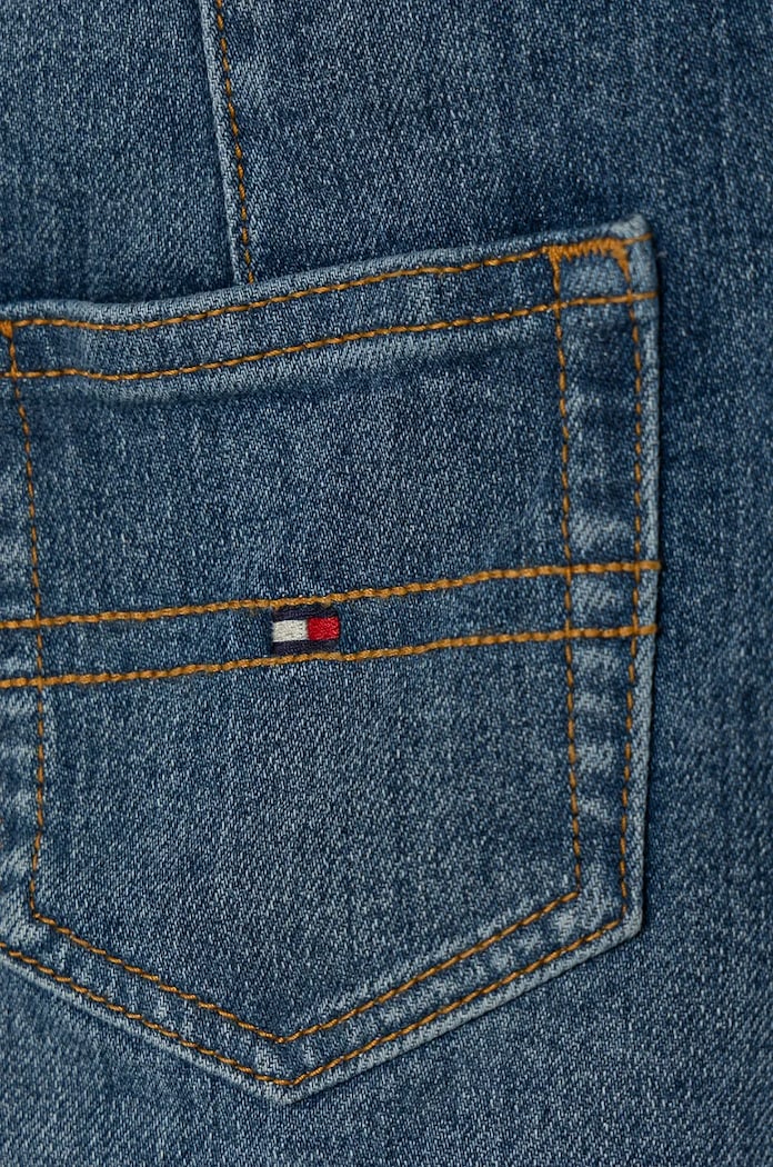 Детска дънкова пола Tommy Hilfiger тъмносин KG0KG08243.9BYH.104.122