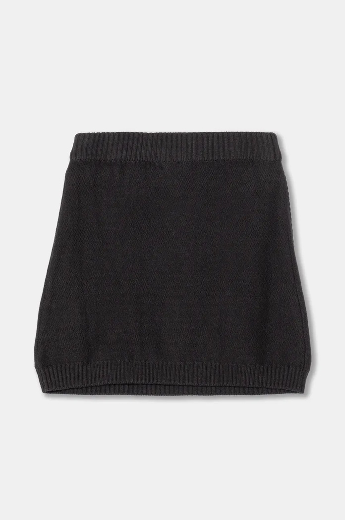 Παιδική μάλλινη φούστα United Colors of Benetton 1WUAC000E.G.Seasonal μαύρο AW24