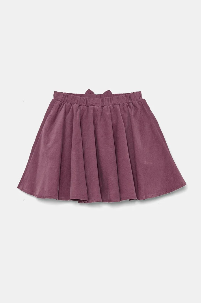 United Colors of Benetton spódnica sztruksowa dziecięca 4O5GG000Y.P.Seasonal fioletowy AW24