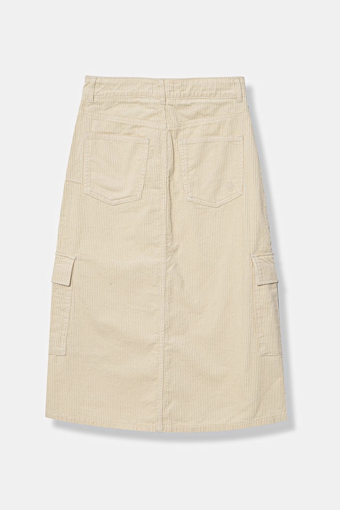 Παιδική φούστα κοτλέ United Colors of Benetton 4JIUC001Z.G.Seasonal μπεζ AW24