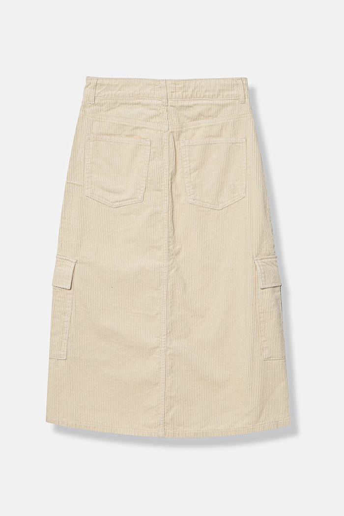 Παιδική φούστα κοτλέ United Colors of Benetton 4JIUC001Z.G.Seasonal μπεζ AW24