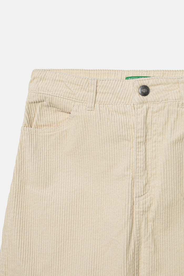 Κοριτσίστικα Παιδική φούστα κοτλέ United Colors of Benetton 4JIUC001Z.G.Seasonal μπεζ
