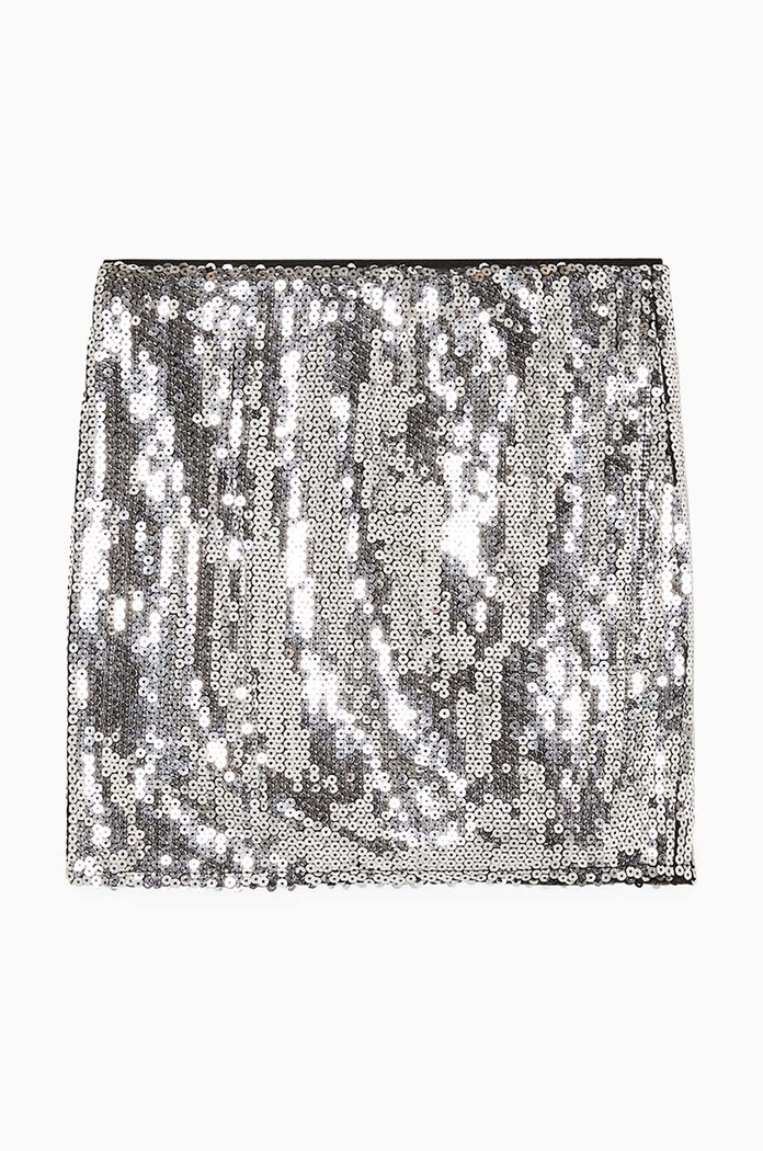 Patrizia Pepe spódnica dziecięca A414 7G0122 srebrny AW24